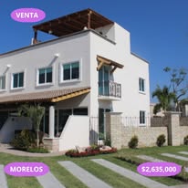 Desarrollo con alberca en Morelos